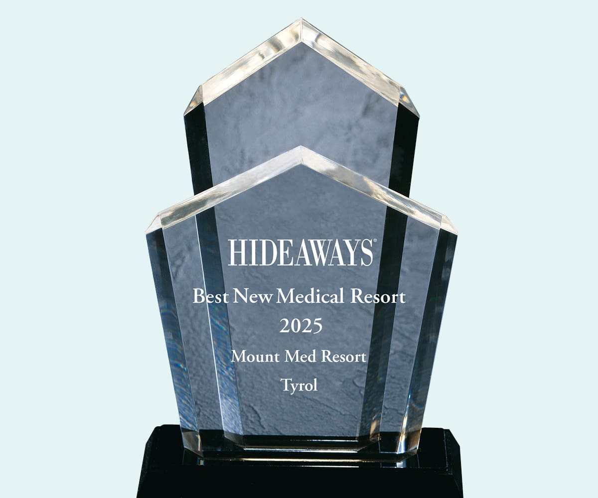 Mount Med Resort Medical Spa Tirol Award_ Mount Med Resort Medical Spa Tirol Award