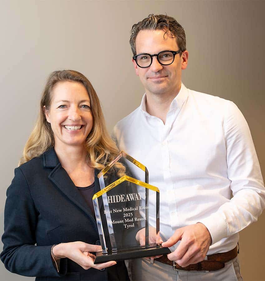 Mount Med Resort Hideaway Award 2025 Best New Medical Resort -
