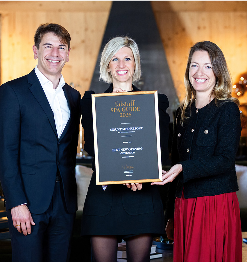 Falstaff SPA Guide 2026 Best New Opening Austria Mount Med Resort_